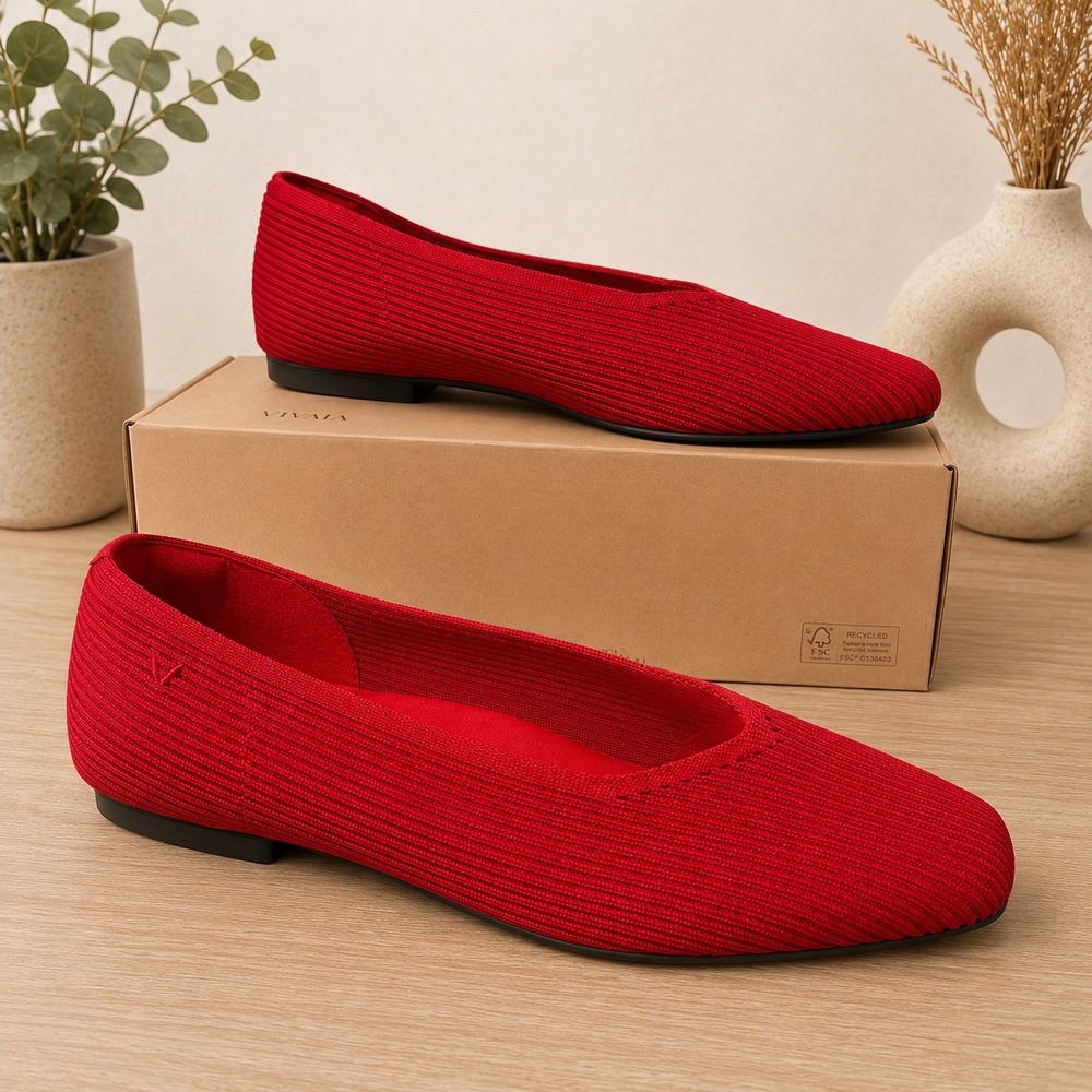 VIVAIA Margot 2.0 Ruby Red Flats | EU 40 / US 9 - Picture 7 of 10